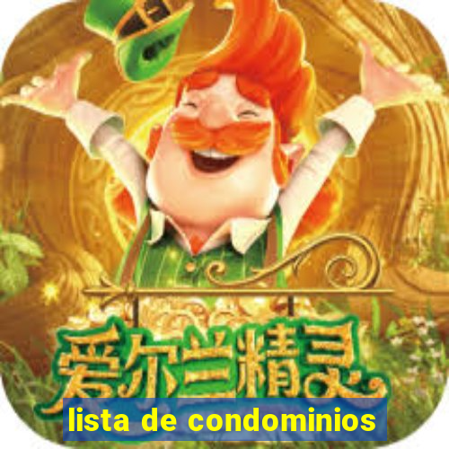 lista de condominios